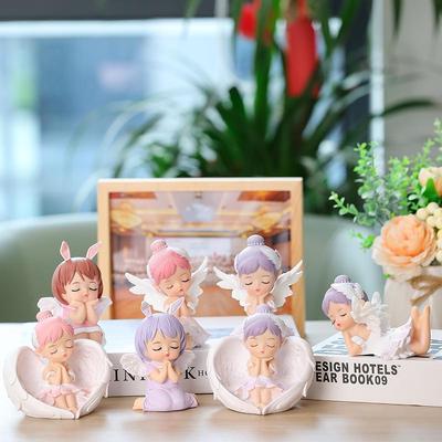 Vinyl Bella Ballerina Angel Figurine: Cute Car Decor & Cake Topper