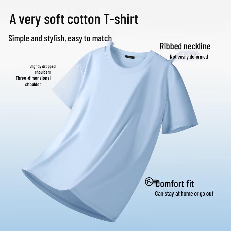 MINISO Brown Cat Print Cotton T-Shirt