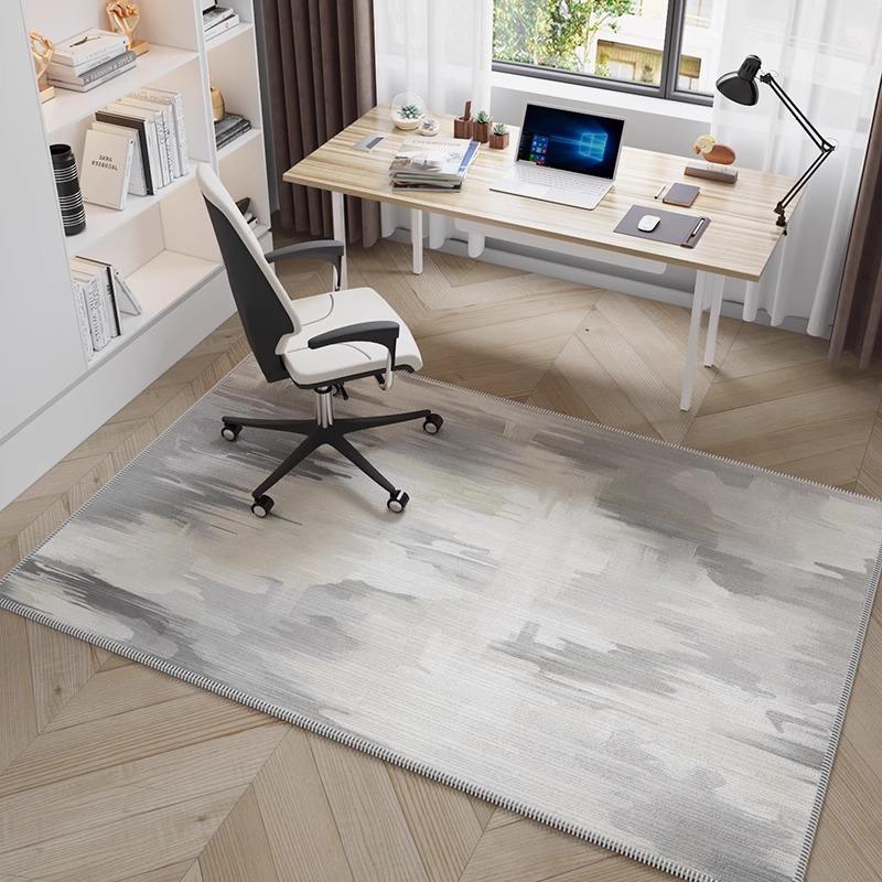 Study Room Carpet Computer Chair Swivel Chair Sound Insulation Living Room Bedroom Wooden Floor Protection Mat Home Decor