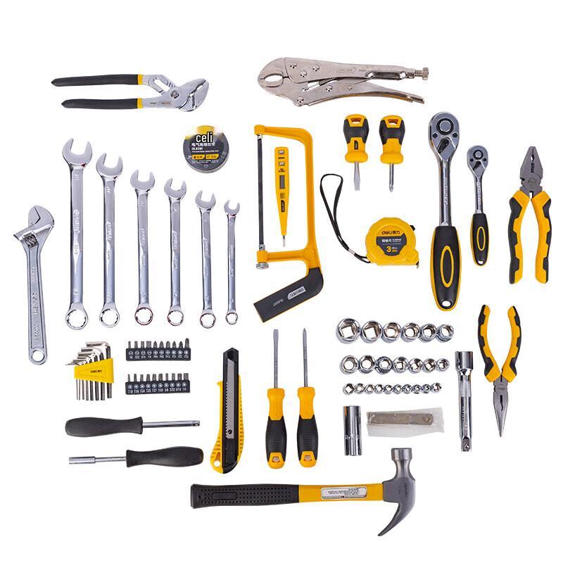 Deli Multi-functional Home & Outdoor Emergency Tool Set