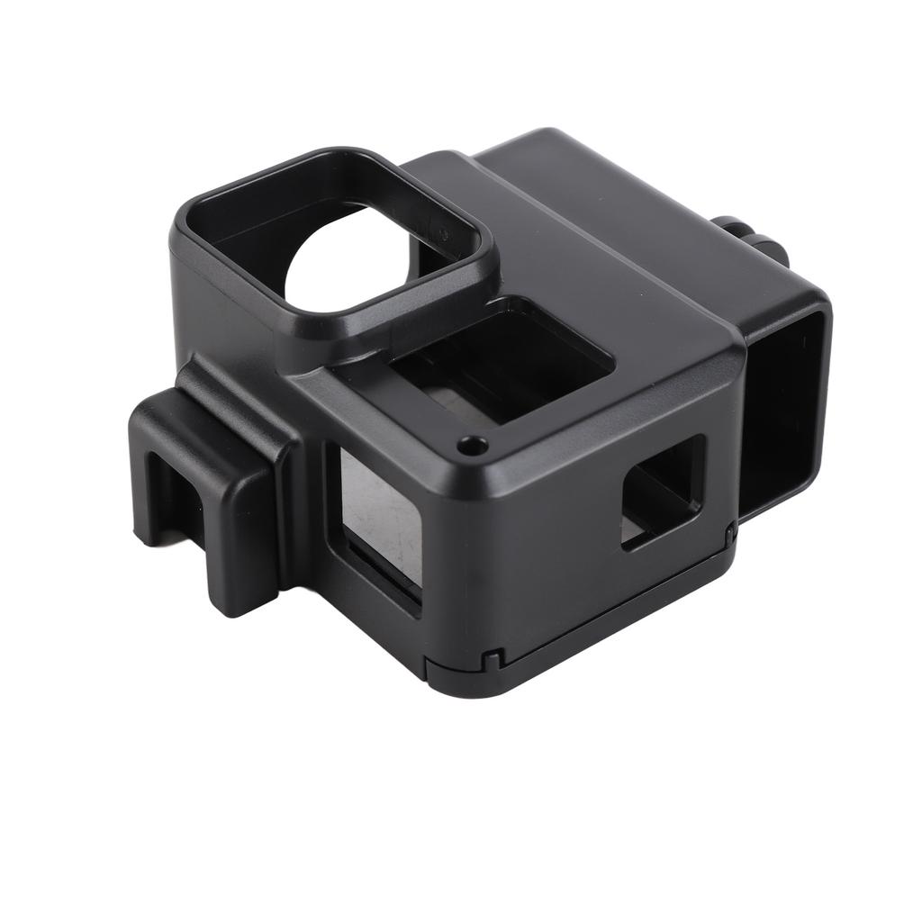 Action Camera Cage Plastic Vlog Camera Hot Shoe Protector Housing for Hero 7 6 5 Black Action Cameras