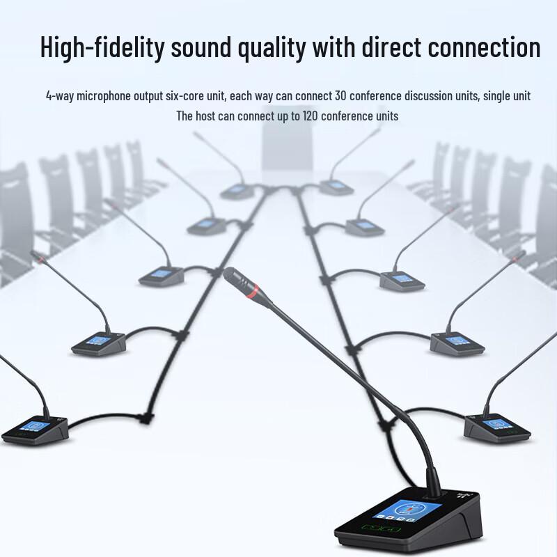Huidu YX-X10c Professional Digital Conference System Chairman Microphone (CN version)