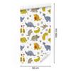 Dinosaurs dots hearts wallpaper for living room and bedroom 50x1000
