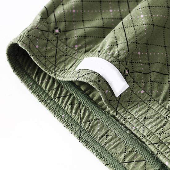 Boxer Uomo in Cotone Traspiranti Assorbi Umidità Elastico in Vita Pantaloncini Intimo per Non Salire Usura Quotidiana Comfort