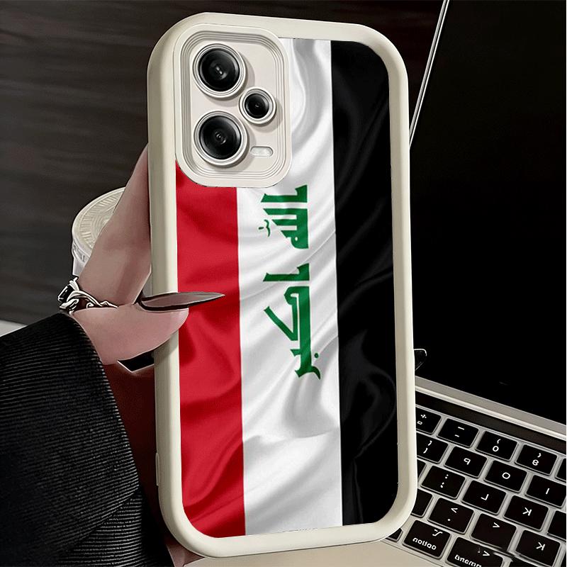 

Phone Case for Xiaomi Redmi Note 15 14 13 Pro Plus Iraqi Flag Mark Shell 12S 11 11S 11T 5G 14S Soft Silicone Funda Redmi Note 12 5G