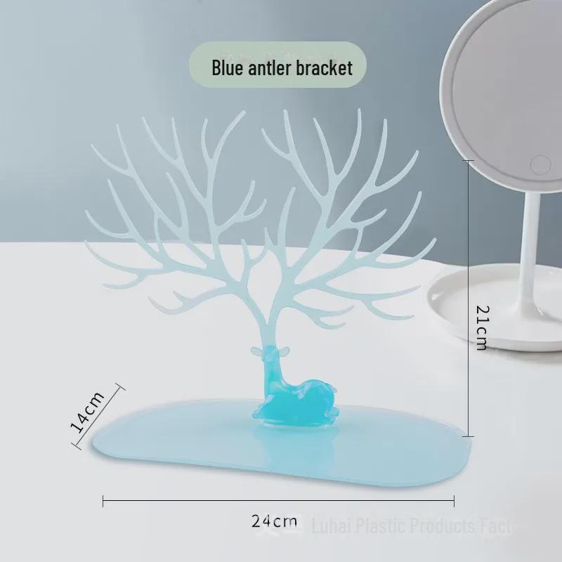 

Підставка для ювелірних виробів з оленячих рогів - скринька для зберігання намиста, сережок та вішалка для карток