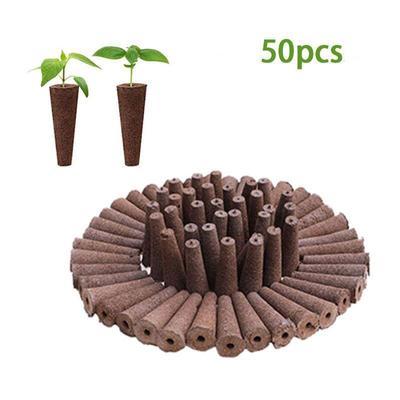 50 esponjas de cultivo, cápsulas de inicio, tapones de esponja para el crecimiento de raíces para sistemas hidropónicos