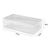 Plastic Storage Box Portable Durable Transparent Small Items Case Square Jewelry Beads Container Power Tools Holder
