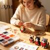 Festliches Feiertagsgeschenk 3D Perlen-Bastelset, Lebensechtes Weihnachtstier-Perlenbastelset, Partygeschenk Handgemachtes Einfaches Stickset für Kinder und Erwachsene Katze