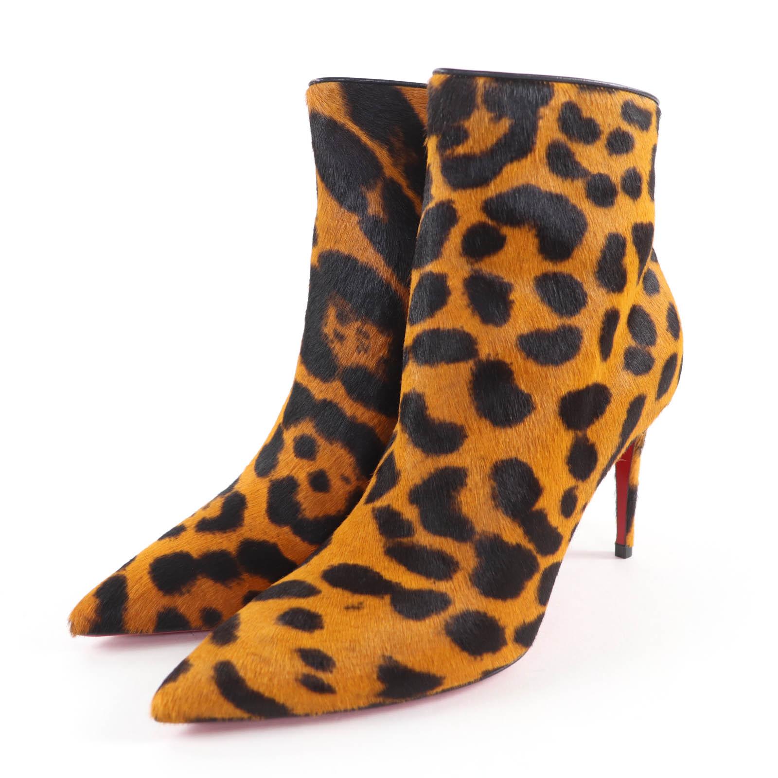 

Pristine Christian Louboutin Ankle boots SO KATE BOOTY 85 Horse hair 35.5 Used