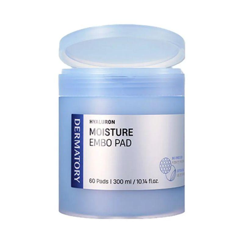 

DERMATORY Hyaluron Moisture Ampoule Embossed Toner Pad Deep Hydration & Skin Texture Care Set (70 Pads)