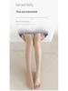 Orange Photosensitive Double Layer Nude Stockings - Spring & Autumn Flesh-Colored Pantyhose for Women