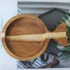 ZISIZ Cute Fish Acacia Wood Seasoning Dish
