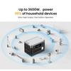 Stazione di alimentazione portatile Oukitel p1500E plus, Potenza nominale 1800W (3600W di Picco), Capacità 1536Wh, Batteria LiFePO4, 4 Prese AC