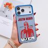 Singer J-Justin B-Bieber Phone Case For iPhone 17 16 15 14 13 12 11 Pro Max Air Matte Laser Aurora Shockproof Funda