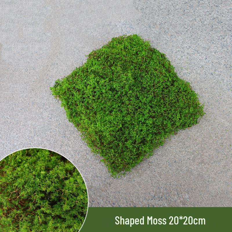 Bionic Artificial Moss Micro Landscape Ornaments for Bonsai and Paving
