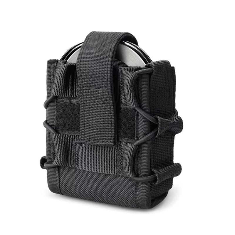 2 stuks Open Bovenkant Molle Handboeien Holster Politie Handboeien Tas voor Dienstriem Handboeien Koffer High-Speed Gear Handboeien Koffer
