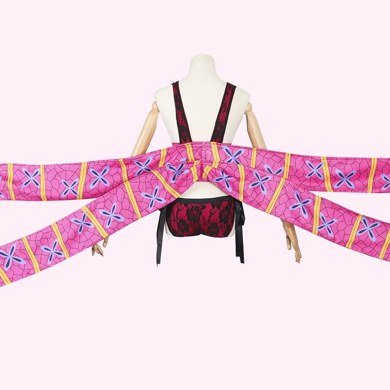 Demon Slayer: Kimetsu no Yaiba Daki cosplay Costume Kamado Nezuko for Women Halloween Convention Performance Wear