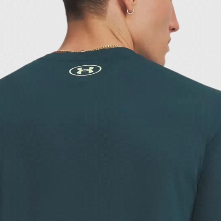 Under Armour T Shirts Men's Green Crew Neck 6009833-919