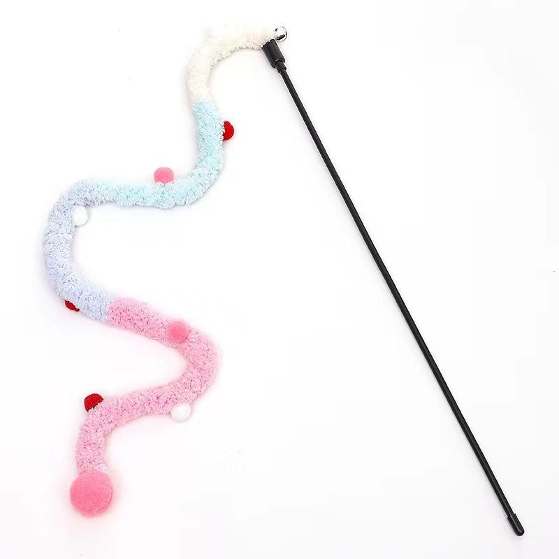 Pet Toys, Cat Interactive Toys, Thick Fur Thread Cat Toys, Colorful Fur Balls Cat Toys, Self-entertaining Cat Toys