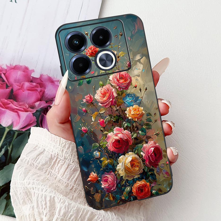 For Infinix Note 40 5G Case X6852 New Luxury Painted Cover Soft Silicone Phone Case For Infinix Note 40 Pro Plus Note40 4G Shell