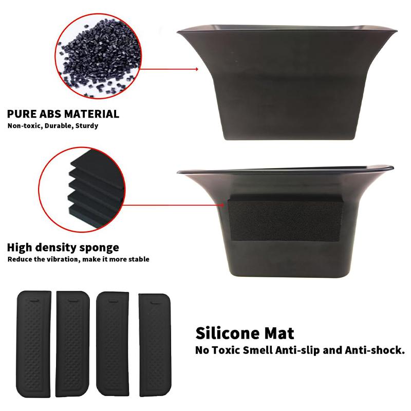 For Ford Escape/Kuga 2020-2026 ABS Car Door Side Storage Box Door Grab Handle Inserts Box Storage Organizer Tray Accessories
