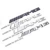 For Mercedes Benz AMG C E S GLE CLC Class W204 W203 W205 W124 W221 W213 W212 Metal Car 3d Rear Letter Emblem Trunk Sticker