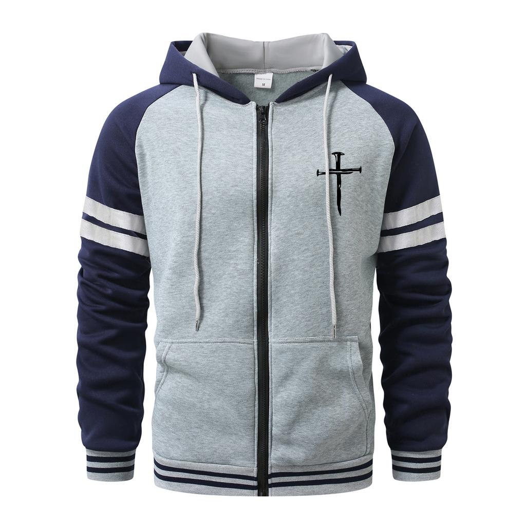 Hoodies for Men Cardigan Zip Hoodies Hooded Pocket Sports&Outdoor Men's Fashion Hoodies & Sweatshirts Streetwear Casual  Men's Coats