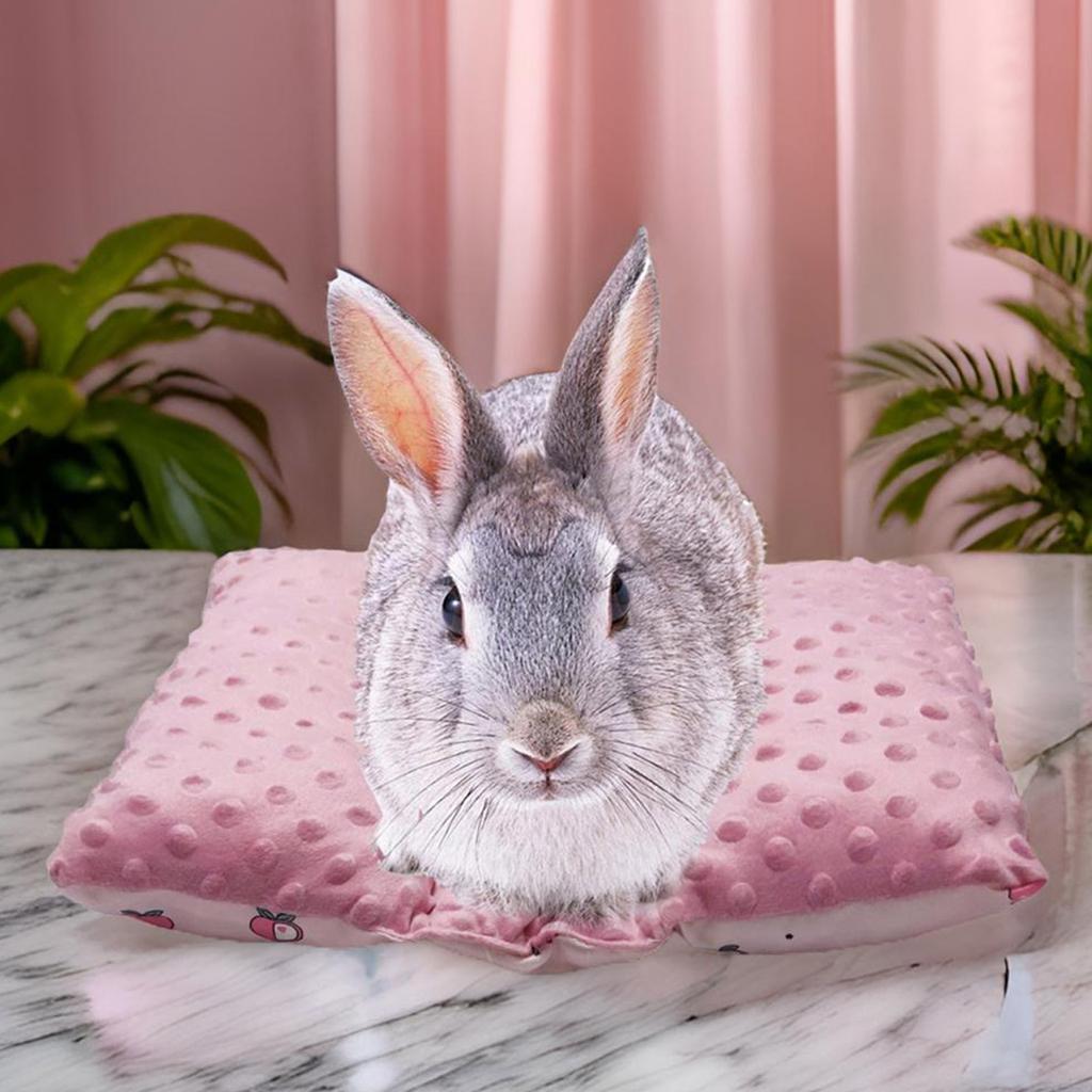 Rabbits Cushion Bed Cushion Rabbits Toy Soft Pad House for Hamster for Guinea Pigs Gerbils Molar Toy Bed