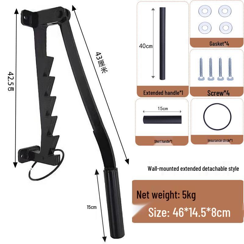 Wandmontierter manueller Holzspalter: Outdoor Camping Brennholz Spaltwerkzeug