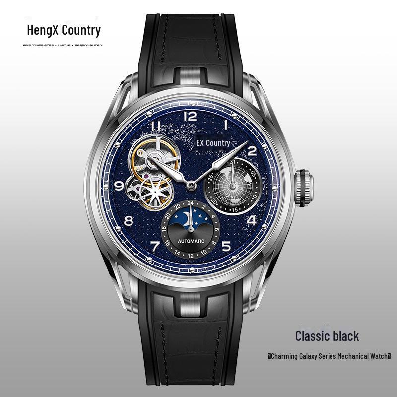 

Мужские механические часы с турбийоном «Солнце, Луна и Звезды» высшего класса