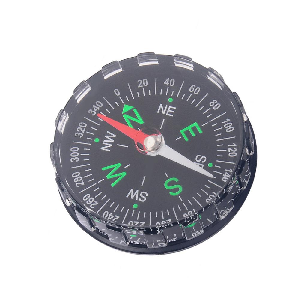 Mini Survival Compass For Outdoors Camping Professional Button Compass