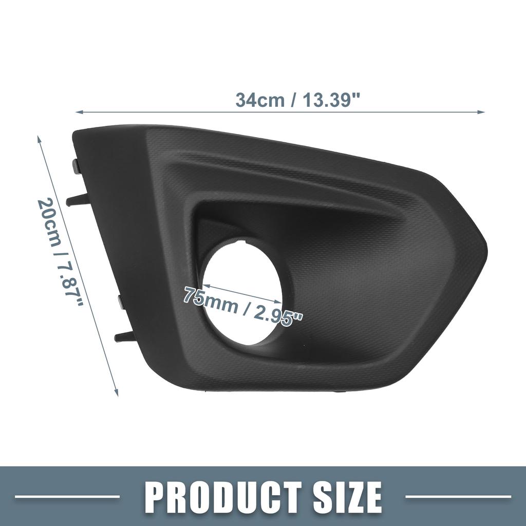 ABSOPRO Front Right Fog Lamp Grille Cover Part Numbers Compatible with Suzuki Impressa Trim, 57731FG200/57731FJ000, 2012-2014