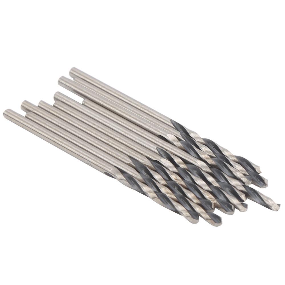10pcs Straight Shank Twist Drill Bit Micro Size Cobalt Drill Bit Hand Tools