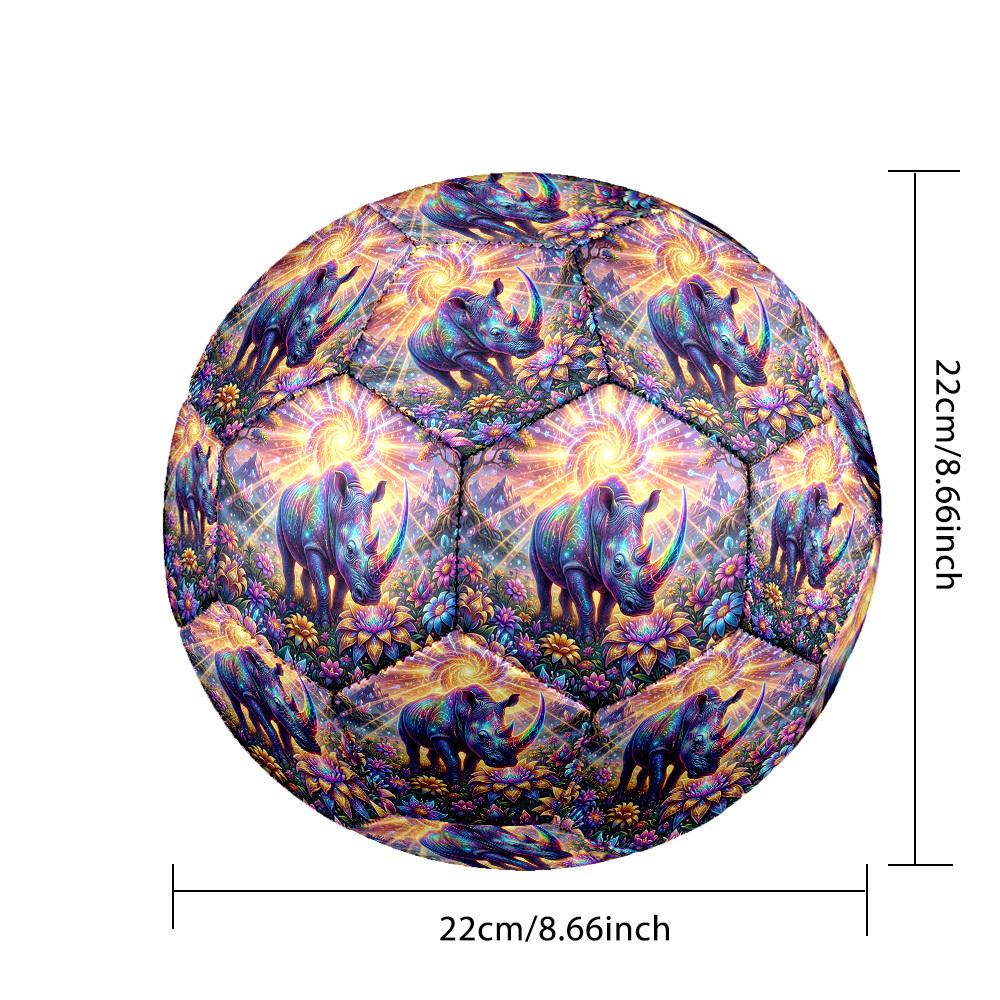 1pc Rhino Garden Durable Size 5 Soccer Ball Professional Match Training Football Indoor &Outdoor Sports Ball p60148
