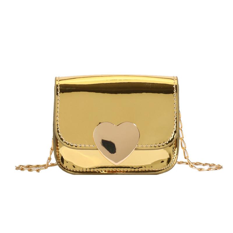 Chain Bag Love Kids Small Casual Crossbody Bag  Synthetic Leather Daily Use