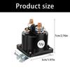 12V Dump Trailer Solenoid Relays 4-Terminals Intermittent Duty Solenoid Replacement for Hydraulic Pumps Easy To Install