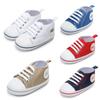 Baby First Walkers Cute Newborn Kid Canvas Sneakers Baby Boy Girl Soft Sole Crib Shoes Pre Walkers