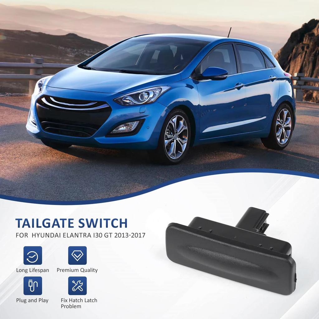 För Hyundai Elantra GT I30 Kia Ceed 2013-2018 81260-A5000 81260A5000 Bakluckelås Bakluckeöppningsknapp