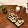 Chinese Shadow Puppetry Phone Case  Soft  Silicone Black For IPhone 17 16 15 14 13 12 11 X XR Plus Pro Max Plus