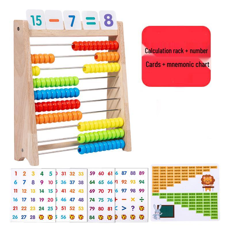 Wooden Arithmetic Counting Sticks for Early Math Education