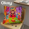 Cartoon Mexico Day of The Dead Pillowcase toon Gift Cushion Cover Bedroom Home Sofa Chair Seat Decor pillow case