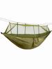 Double Outdoor Camping Travel Hammock with Mosquito Net and Anti-Rollover Design
