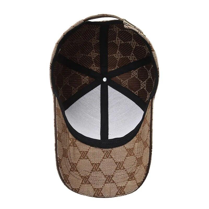 Four Seasons  Sunscreen Three-line Sewn Baseball Cap Men's And Women's Casual Cap Net Red Distressed 1841 Hat