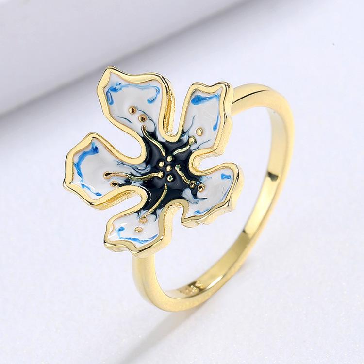 

Новый элегантный комплект свадебных украшений «Камелия», женские серьги, обручальное кольцо с эмалью в стиле сада