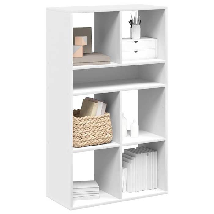 VidaXL Bookcase White 66x31x112 Cm Engineered Wood, Storage Cabinet, Storage Shelf, Shelving Unit, 860301