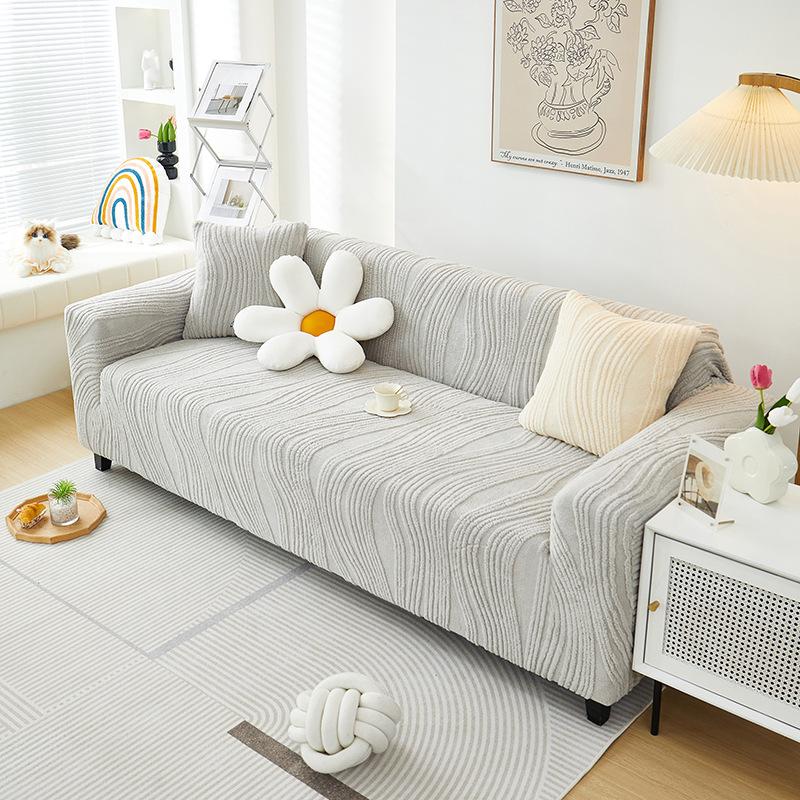 Comfortable Cotton Velvet Elastic All-Inclusive Sofa Cover Thick Lazy Full Covered Dust Cover Oversized Integrated Concubine Universal