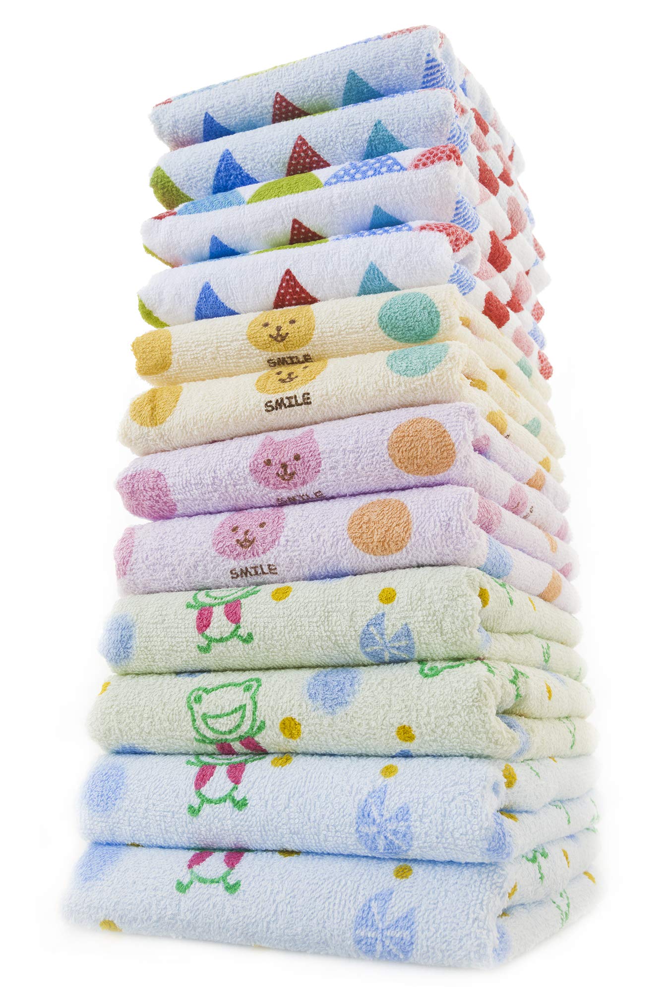 

Kosugizen Daily Printed Face 3 2 Colors x 2 34 x 80 Set of 12 Towels, Holiday, Patterns, Sheets, cm, Thin, Quick-Drying, (SV-2007)