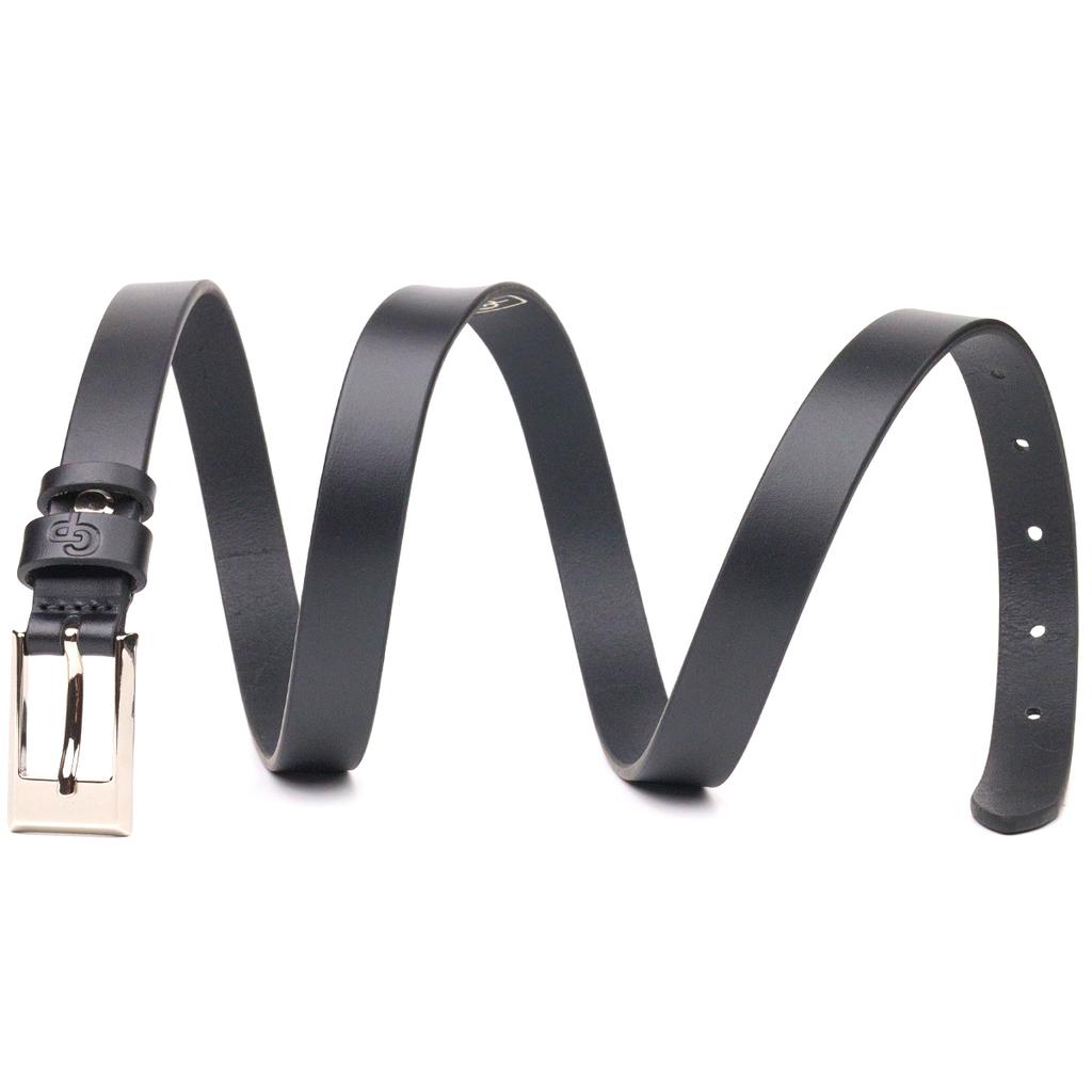 Classic Women's Leather Belt GRANDE PELLE Leather Belt 21443 Black