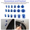 18pcs Car Dent Repair Tabs Professional Car Dent Repair Tool Kit Automotive Body Suction Cup Adhesive Blue Glue Dent Remover Tab